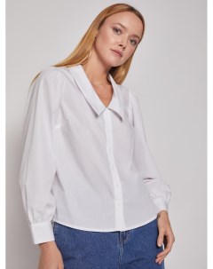 Блузка рубашка с рукавами фонариками Zolla