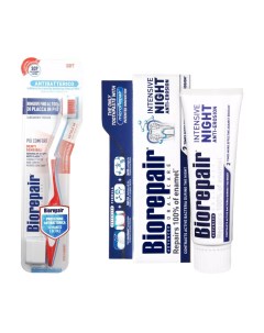 Набор для ночного восстановления зубов зубная паста 75 мл зубная щетка Ежедневная забота Biorepair