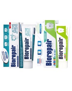 Набор для полости рта для всей семьи зубная паста 2х75 мл Отбеливание и лечение Biorepair