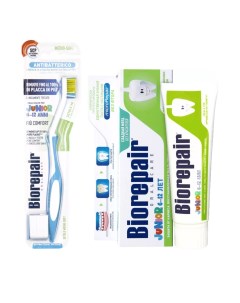Детский набор для ухода за полостью рта зубная паста 75 мл зубная щетка Детская гамма Biorepair