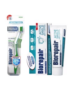 Набор для защиты эмали зубная паста 75 мл зубная щетка Отбеливание и лечение Biorepair