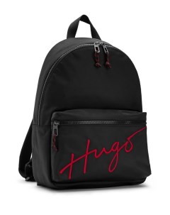 Рюкзак из нейлона с вышитым логотипом Hugo