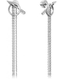 Серьги из серебра Platina jewelry