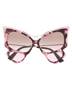 Valentino солнцезащитные очки в оправе бабочка Valentino