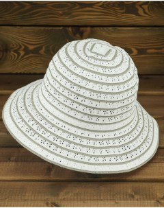 Шляпа панама женская 50287 белый серый Fiji29