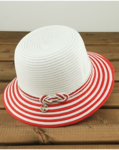 Шляпа женская 50274 белый красный Fiji29