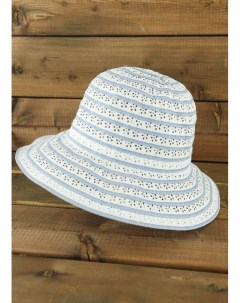 Шляпа панама женская 50287 белый голубой Fiji29