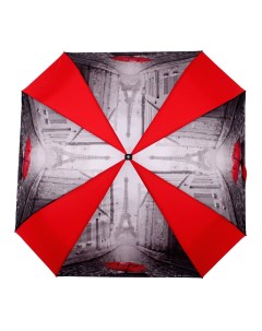 Зонт женский 170102 красный Flioraj