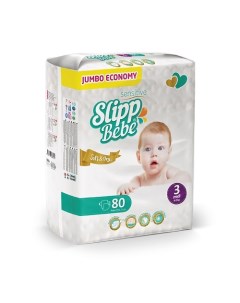 Подгузники для детей JUMBO 3 80 Slipp bebe