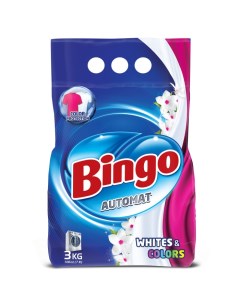 Стиральный порошок автомат Whits Colors 3 кг Bingo