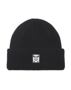 Шапка Mid Icon Patch Cuff Beanie Black 2023 Obey