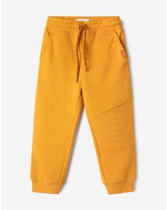 Горчичные спортивные брюки Jogger со вставками для мальчика Gloria jeans