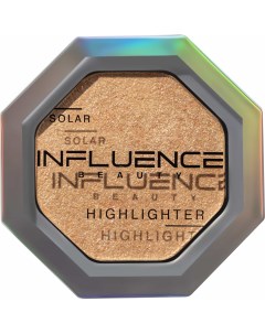 Хайлайтер Solar с сияющими частицами золотой 4 8 г Лицо Influence beauty