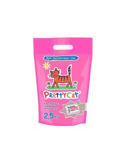 PrettyCat наполнитель комкующийся для кошачьих туалетов Euro Mix 2 5 кг Prettycat