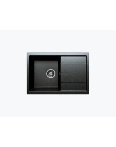 Мойка кухонная Classic R 112 76х50 см искусственный камень цвет черный Tolero