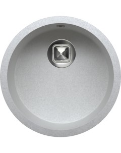 Мойка кухонная Classic R 104 43 5 см круглая искусственный камень цвет серый металлик Tolero