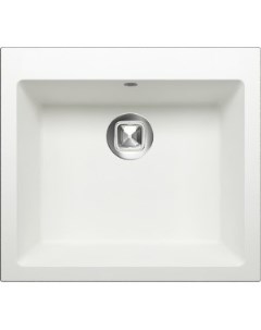 Мойка кухонная Classic R 111 55 5х50 см прямоугольная искусственный камень цвет белый Tolero