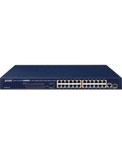 Коммутатор FGSW 2511P 24 Port 10 100TX 802 3at PoE 1 Port Gigabit TP SFP combo Ethernet Switch 190W  Planet
