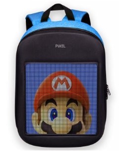 Рюкзак 15 ONE полиэстер голубой черный PXONEBS01 Pixel