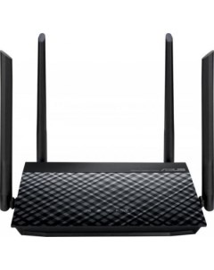 Wi Fi роутер RT N19 802 11bgn 600Mbps 2 4 ГГц 2xLAN LAN черный Asus