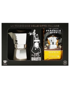 Кофеварка Moka Express 3 порц молотый кофе Vaniglia 250г 0 13л нерж сталь серебристый 32119 Bialetti