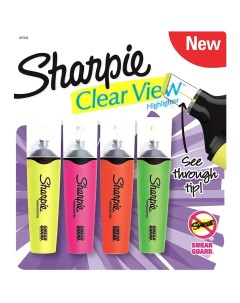 Набор текстовыделителей Mate Clearview 1953450 Sharpie Paper mate