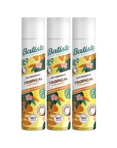 Комплект Tropical Сухой шампунь 3 шт х 200 мл Fragrance Batiste
