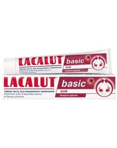 Зубная паста Basic Gum для защиты десен 75 мл Lacalut