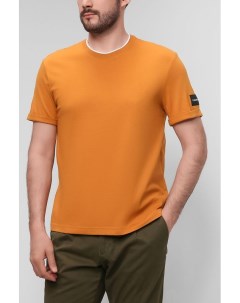 Комбинированная футболка из хлопка Calvin klein