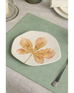 Тарелка из керамики Leaf Kersten
