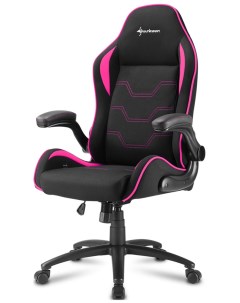Игровое компьютерное кресло Elbrus 1 черно розовое Sharkoon