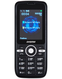 Мобильный телефон Linx B240 32Mb черный Digma