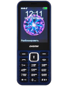 Мобильный телефон Linx C281 32Mb синий Digma