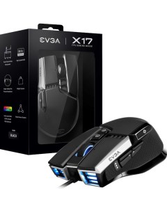 Мышь Evga X17 Gaming Mouse 903 W1 17BK K3 Черная