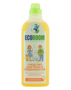 Средство для мытья полов и поверхностей универсальное биоразлагаемое Ecoroom