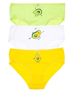 Трусы трикотажные для девочек, 3 шт в комплекте Playtoday tween