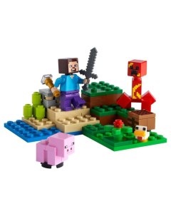 Конструктор Minecraft 21177 Лего Майнкрафт Засада Крипера Lego