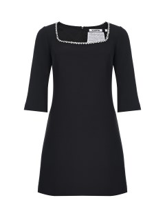 Черное платье с рукавами 3 4 Vivetta