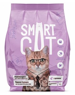 Корм для стерилизованных кошек с кроликом 5 кг Smart cat