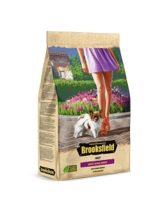 Adult Dog Small Breed полнорационный сухой корм для собак мелких пород с говядиной и рисом Brooksfield