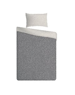 Комплект постельного белья Gray dots 1 5 сп нав 50х70 см бязь Домовой