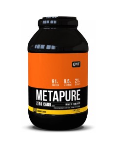 Изолят сывороточного протеина METAPURE банан 2 кг Qnt