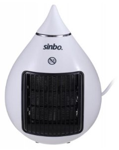 Тепловентилятор SFH 6928 1500 Вт термостат керамический нагреватель белый чёрный Sinbo