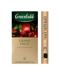 Чай Grand Fruit черный гранат 25пак карт уп 1387 10 Greenfield
