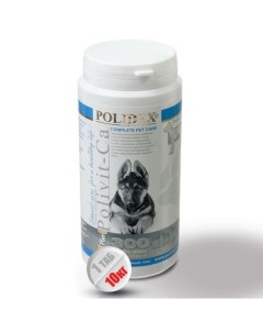 Таблетки Поливит Кальций Plus предназначен для щенков беременных и кормящих сук 300 таб Polidex