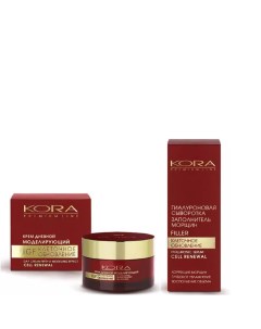 Набор для зрелой кожи сыворотка 25 мл крем дневной 50 мл Premium Line Kora
