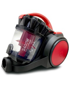 Пылесос напольный VS435 черный красный Ginzzu