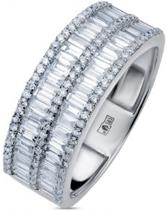 Кольцо с 138 бриллиантами из белого золота Sargon jewelry