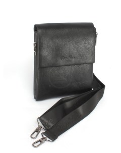 Мужская сумка планшет из экокожи Y02 1 чёрная Cantlor