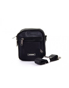 Мужская сумка планшет из экокожи GW101 чёрная Cantlor